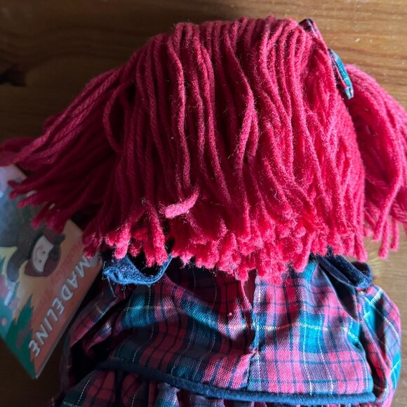 Vtg Eden Madeline Holiday Trimming 1996 Christmas Cloth Doll 18" Tartan Dress - Picture 9 of 13